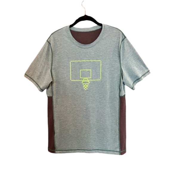LULULEMON-Men’s Short Sleeve Work Out Shirt - Picture 1 of 8